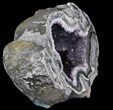 Dark Amethyst Crystal Geode #37717-2